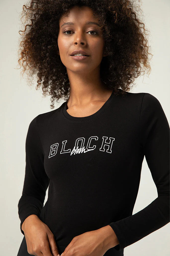 Ladies Heritage Bloch Print Fitted Long Sleeve Tee - Image 3