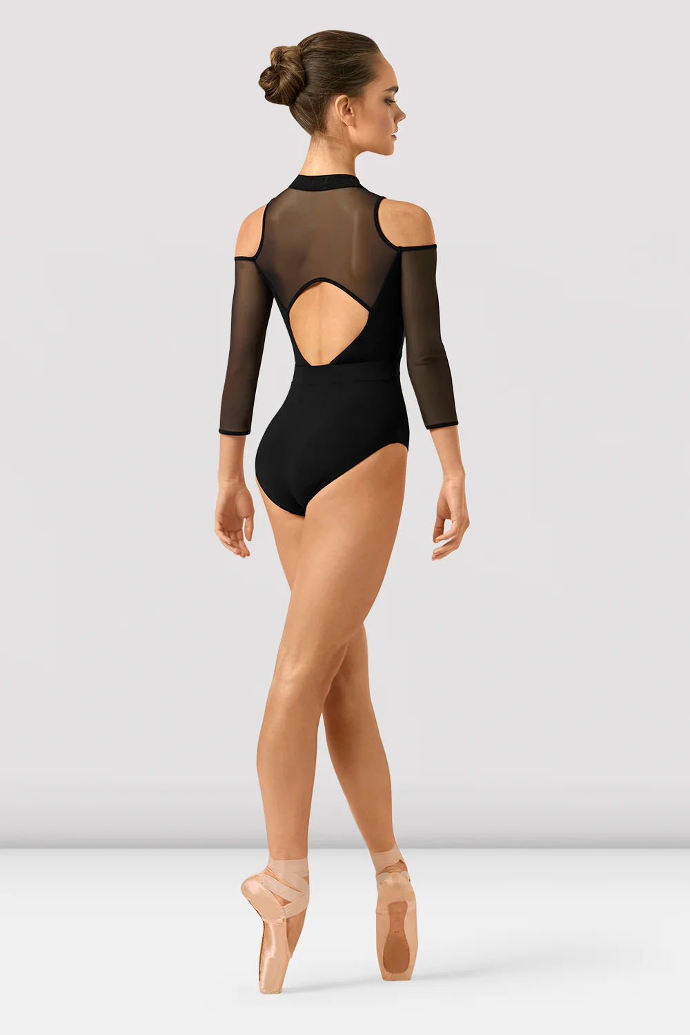Ladies Indiana Mirage Print 3/4 Sleeve Leotard - Image 2