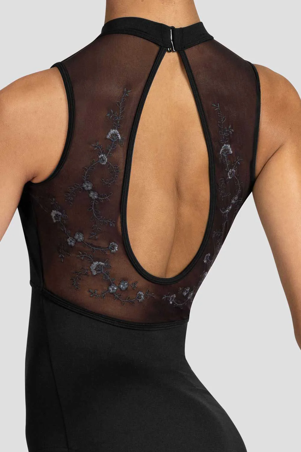 Ladies Kali Floral Open Back Leotard - Image 3