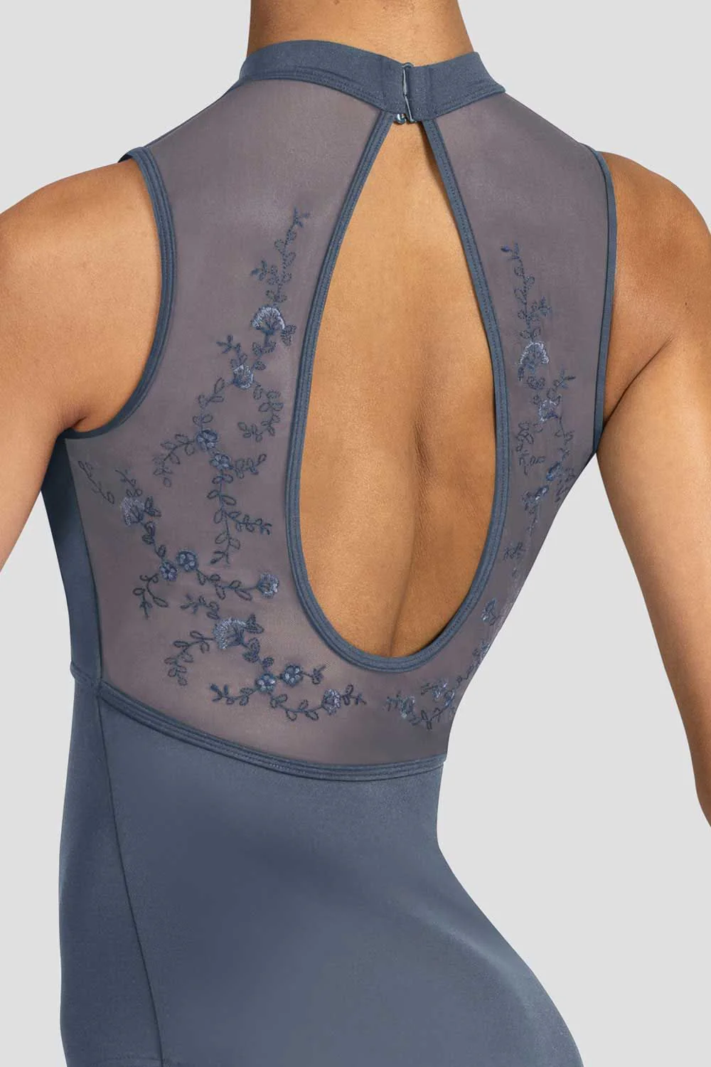 Ladies Kali Floral Open Back Leotard - Image 3