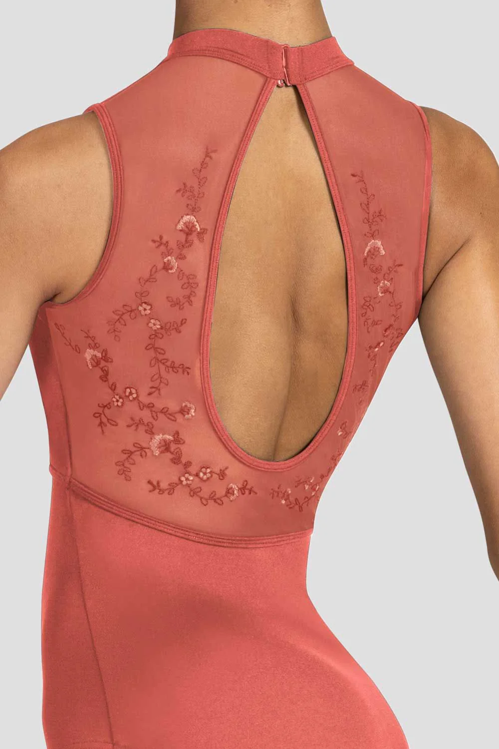 Ladies Kali Floral Open Back Leotard - Image 3