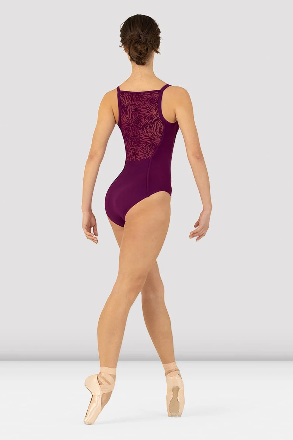 Ladies Luna Mesh Back Leotard - Image 2