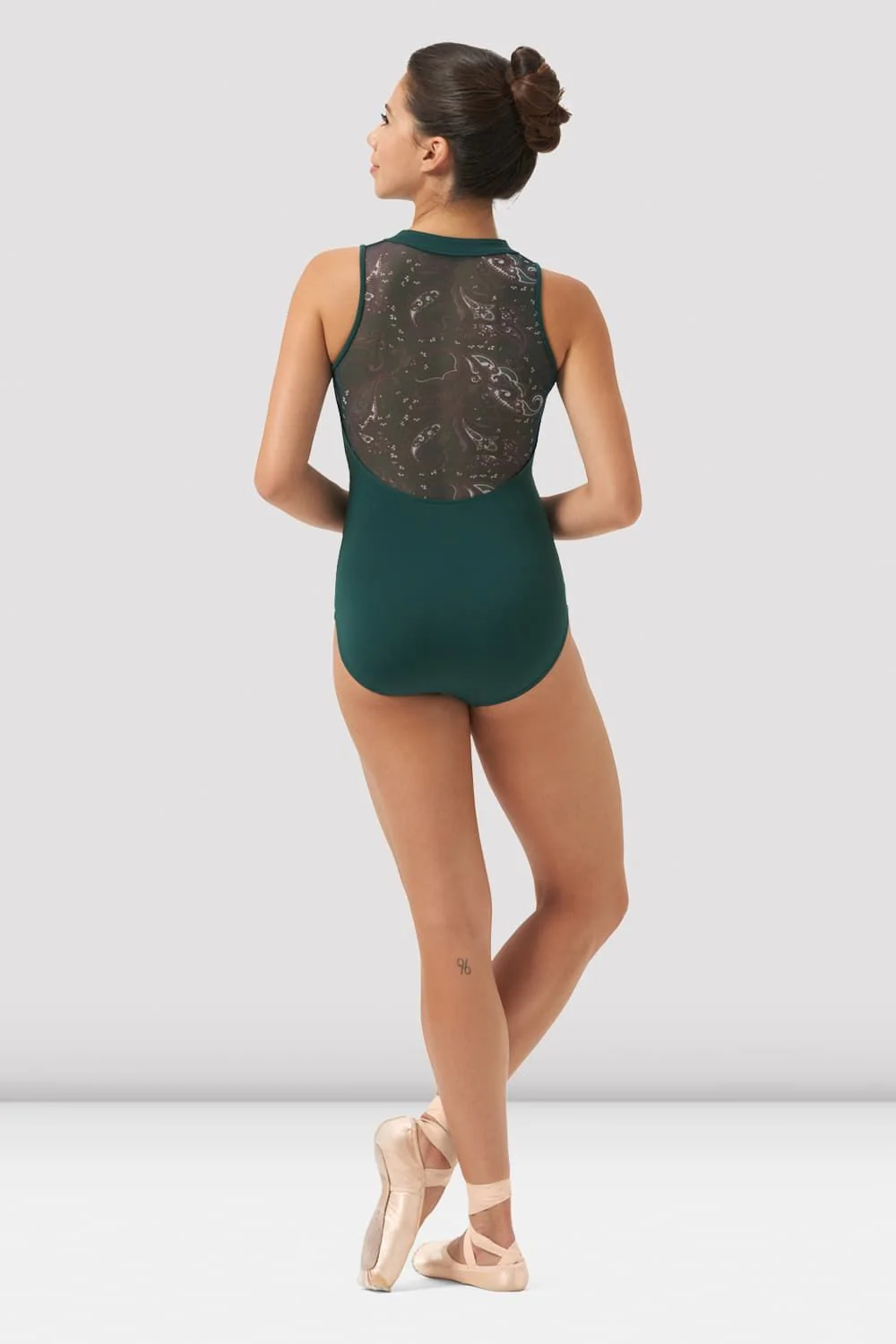 Ladies Mirella Boheme Zip Front Leotard - Image 2