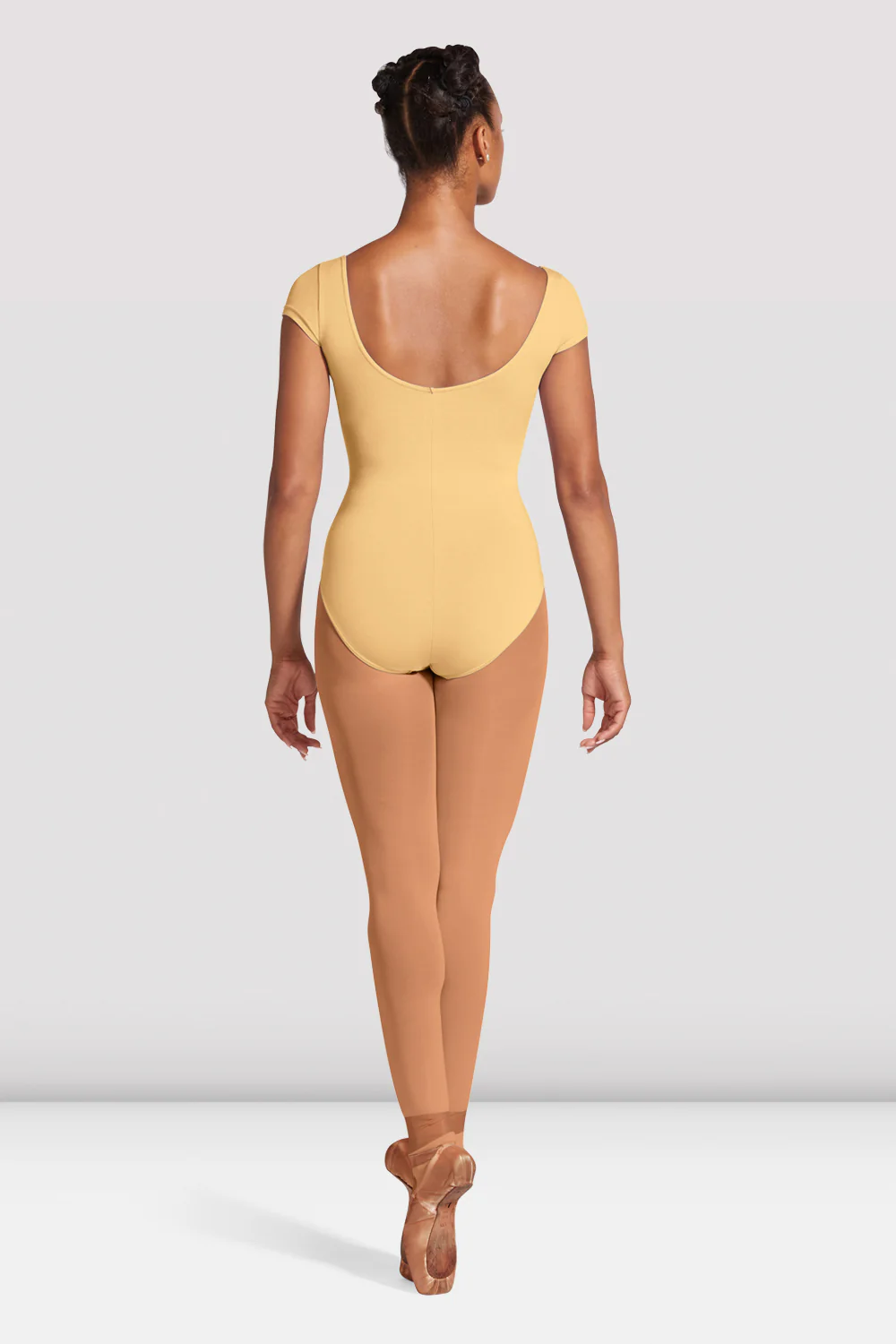Ladies Mirella Cap Sleeve Princess Seam Leotard - Image 2