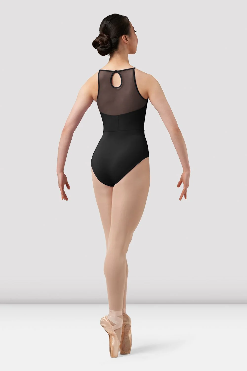 Ladies Mirella Chevron Halterneck Leotard - Image 2