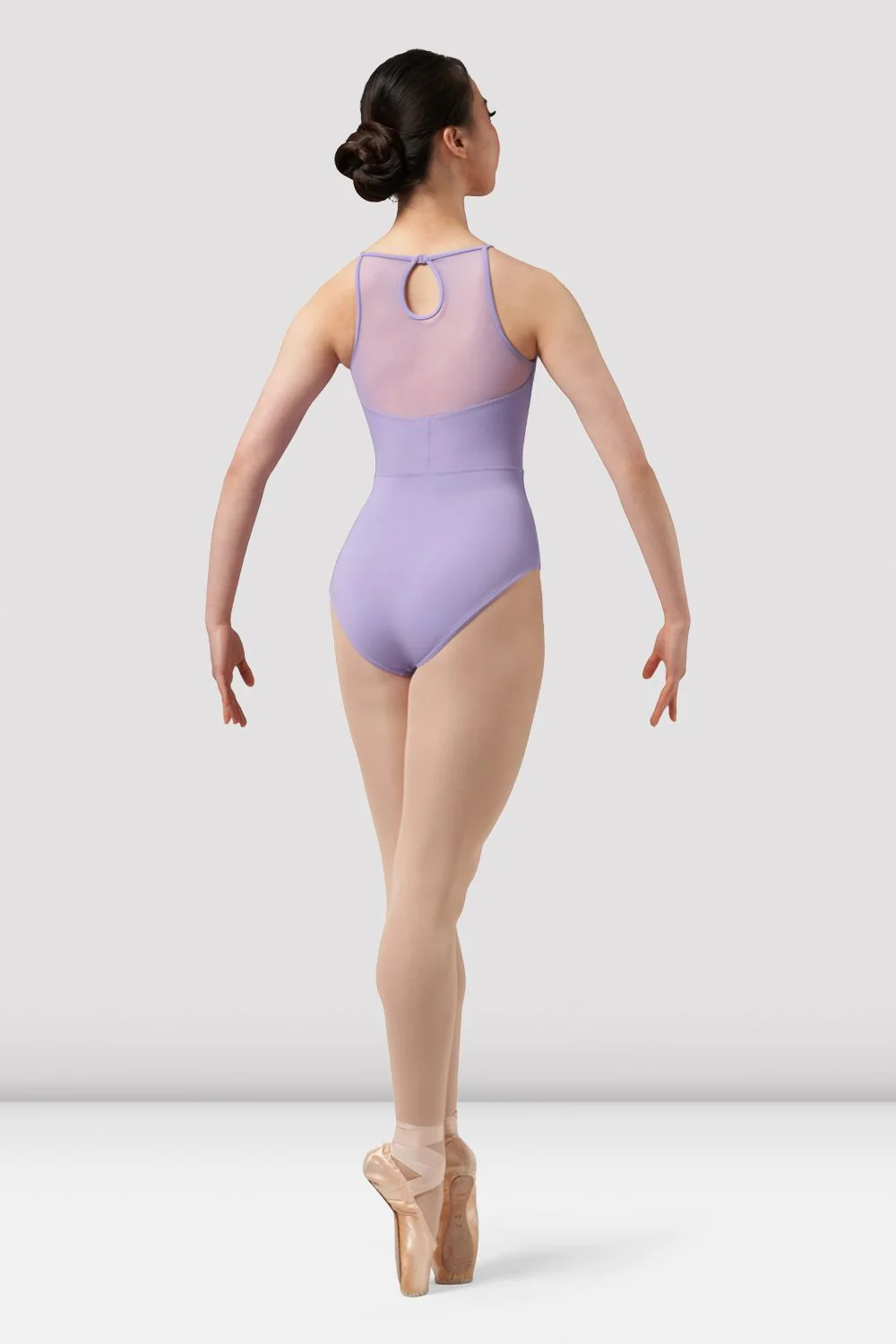 Ladies Mirella Chevron Halterneck Leotard - Image 2