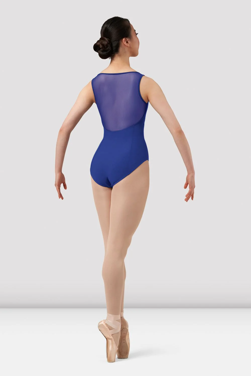 Ladies Mirella Chevron Mesh Back Leotard - Image 2