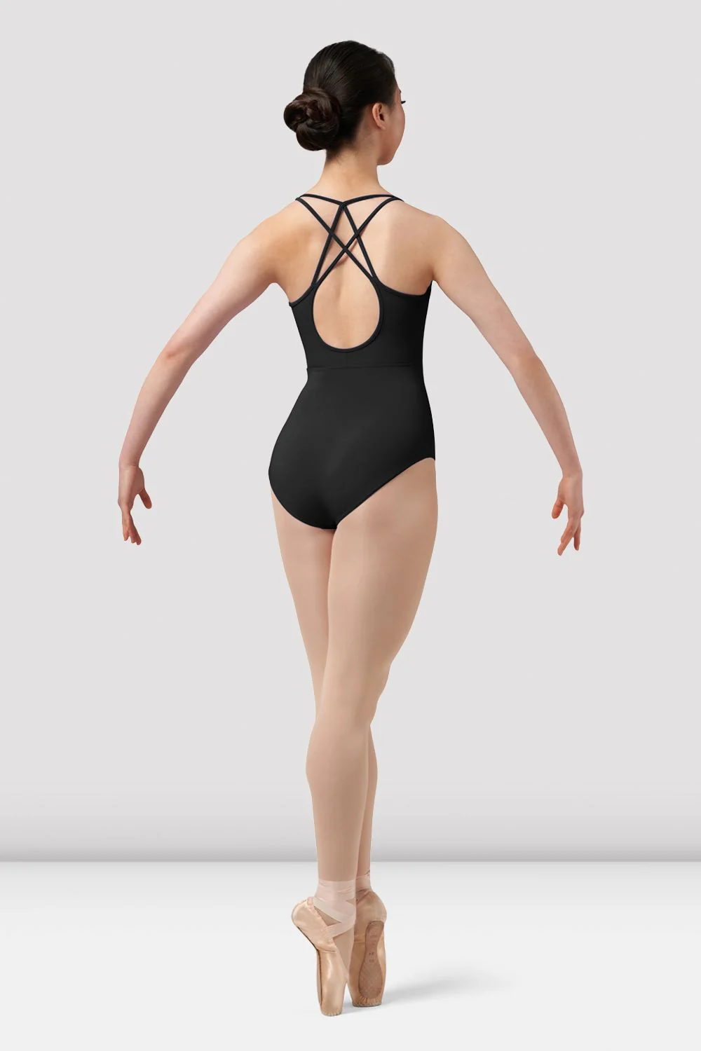 Ladies Mirella Chevron Open Back Leotard - Image 2