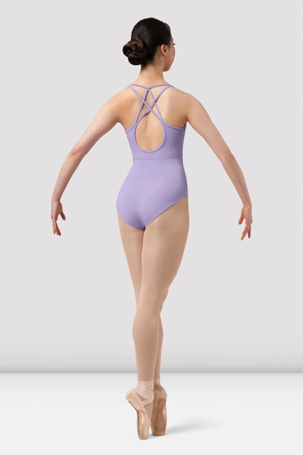 Ladies Mirella Chevron Open Back Leotard - Image 2