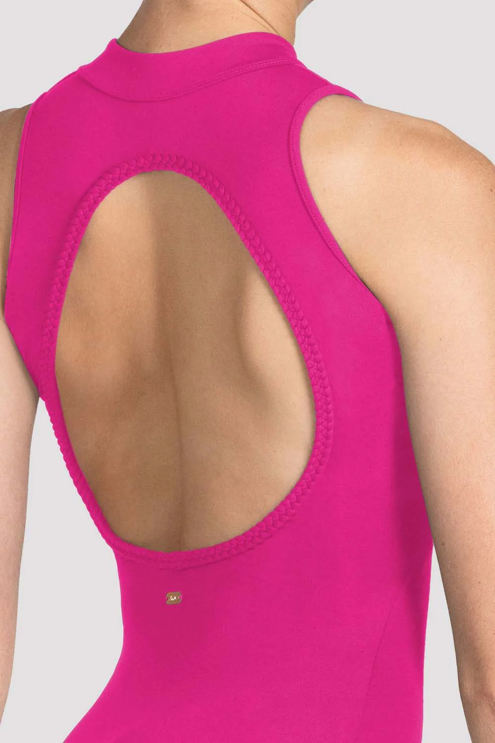 Ladies Mirella Miami Zip Front Leotard - Image 3