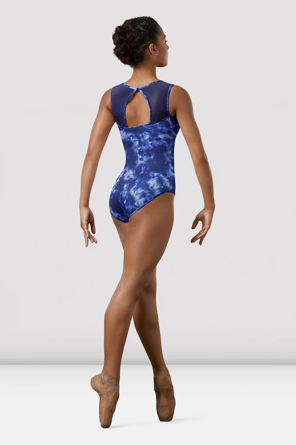 Ladies Mirella Watercolor High Neck Leotard - Image 2