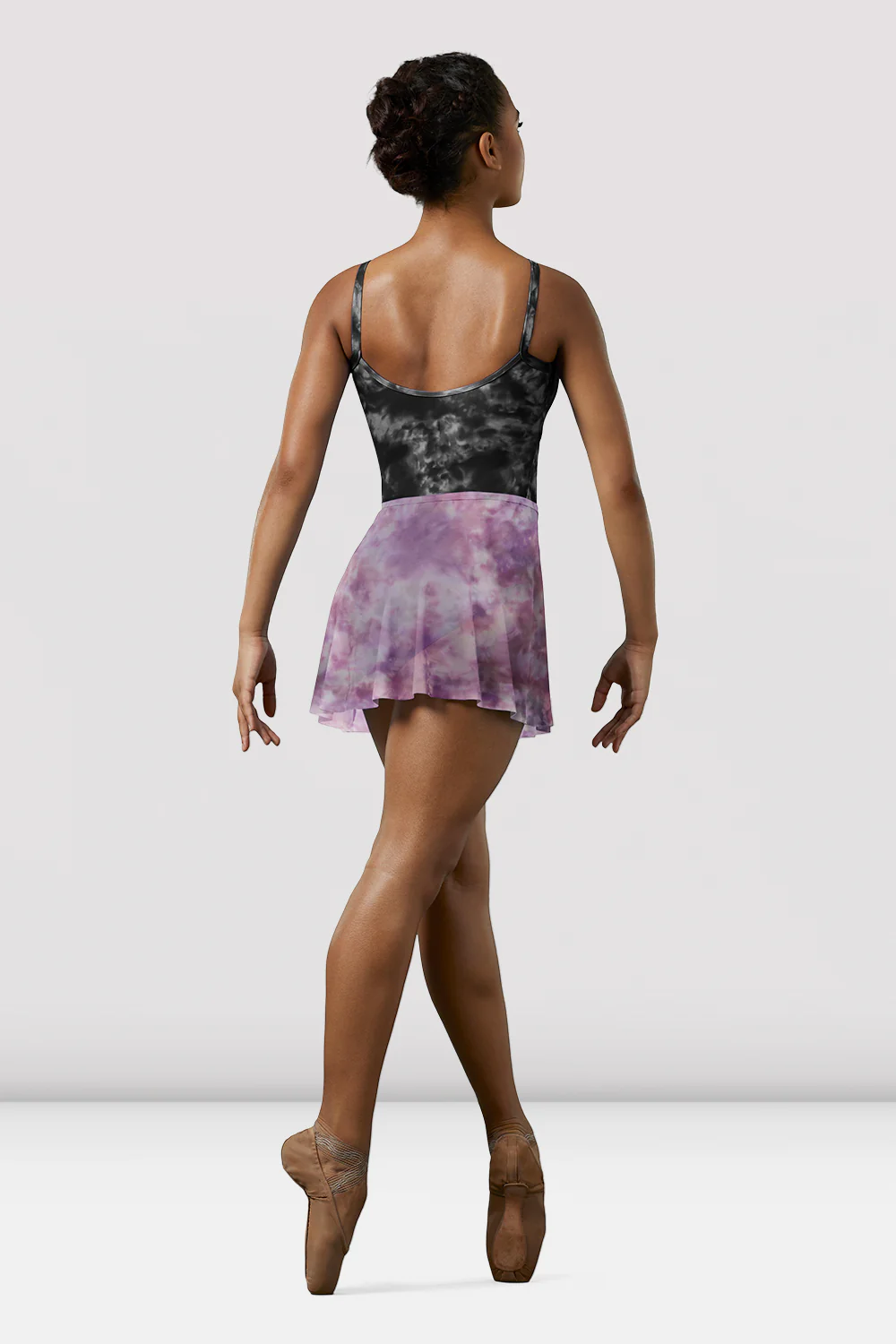 Ladies Mirella Watercolor Mesh Pull On Skirt - Image 2