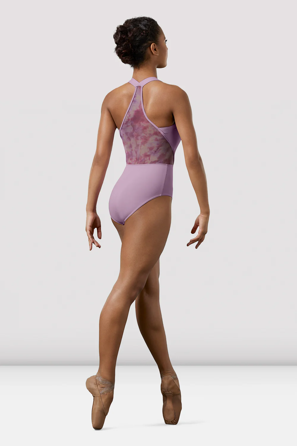 Ladies Mirella Watercolor Wide Strap Leotard - Image 2