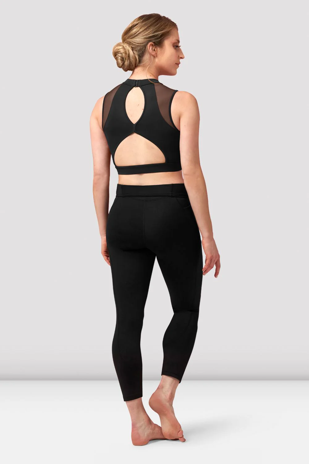 Ladies Natalia Open Back Crop Top - Image 2