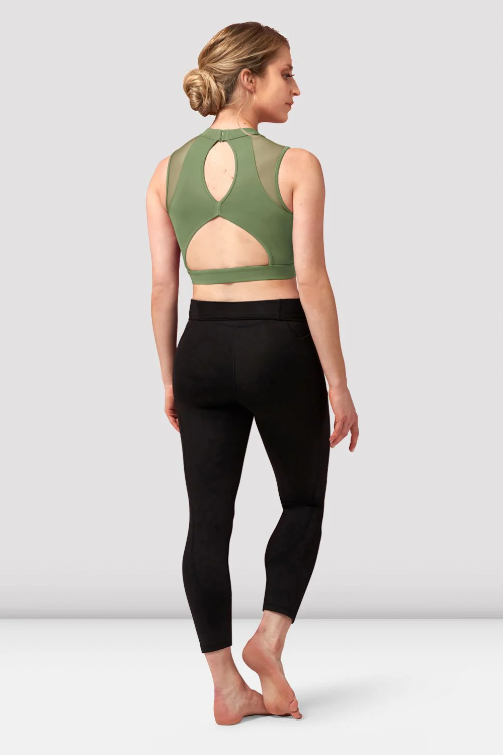 Ladies Natalia Open Back Crop Top - Image 2