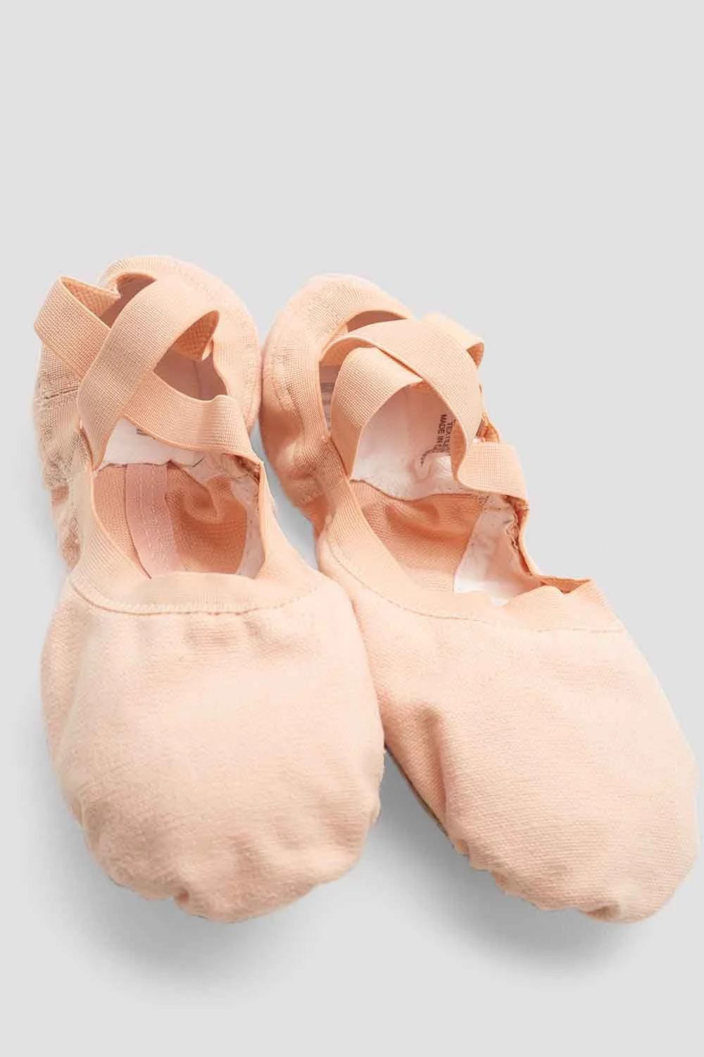 Ladies Pro Elastic Canvas Ballet Shoes - Image 8