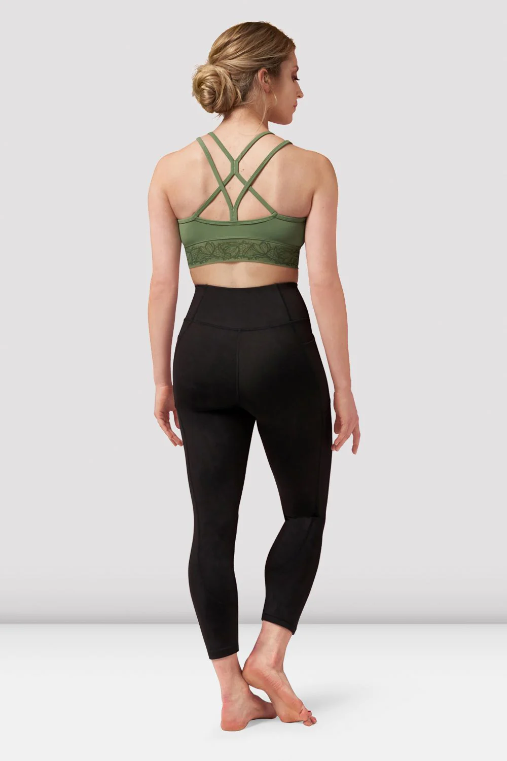 Ladies Tasha Panelled Leggings - Image 2
