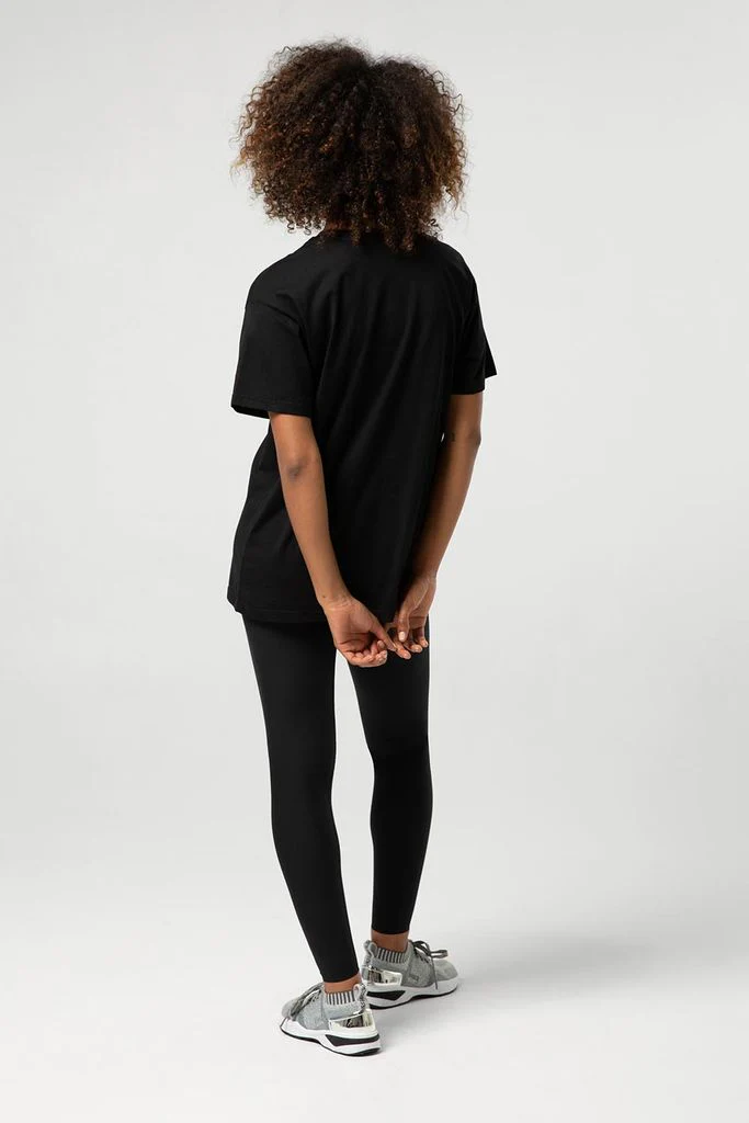 Ladies Tonal Bloch Print Oversized Tee - Image 3