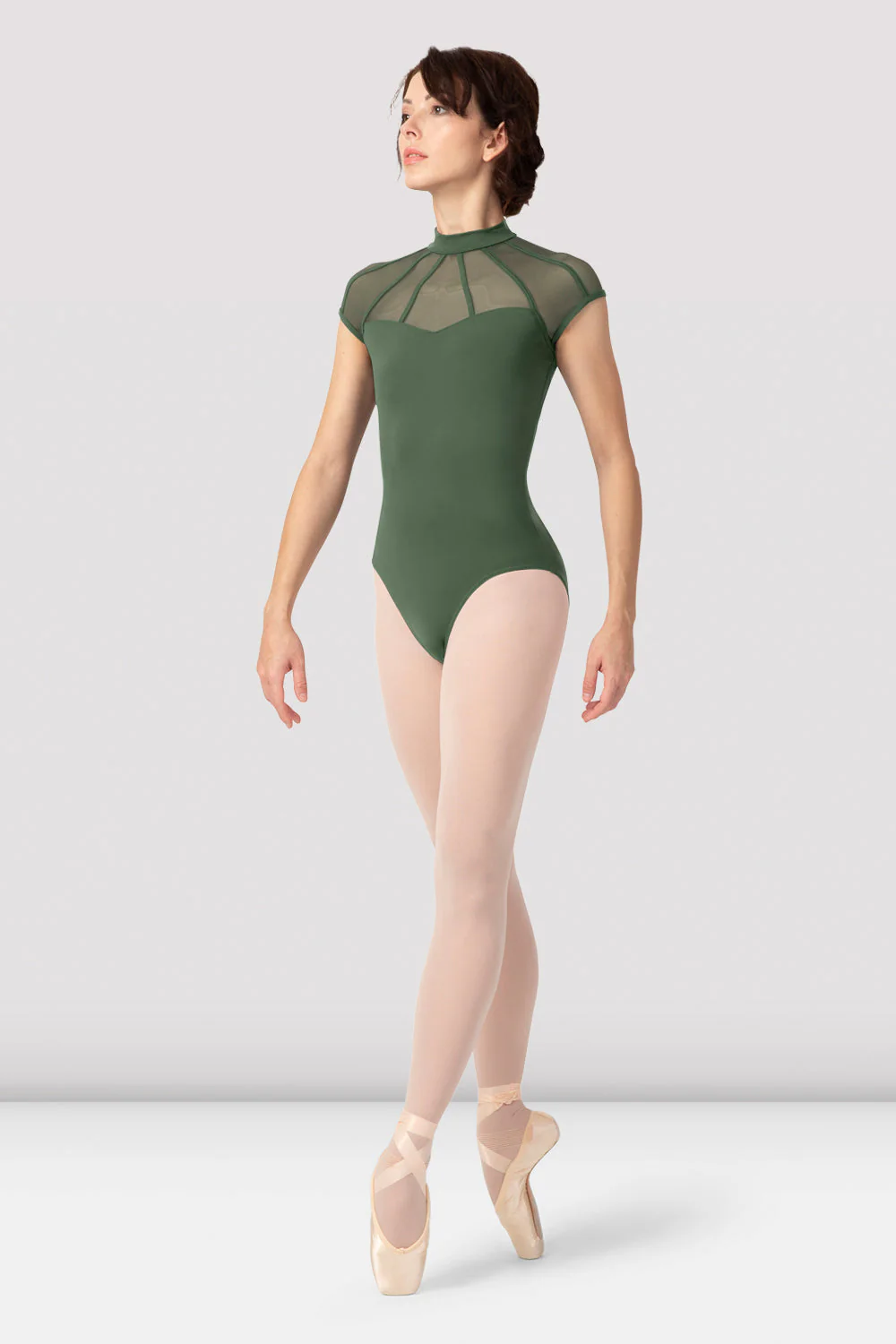 Ladies Victory Corset Cap Sleeve Leotard