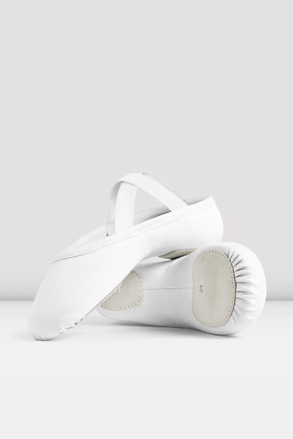 Childrens Performa Stretch Canvas Ballet Shoes - Image 10