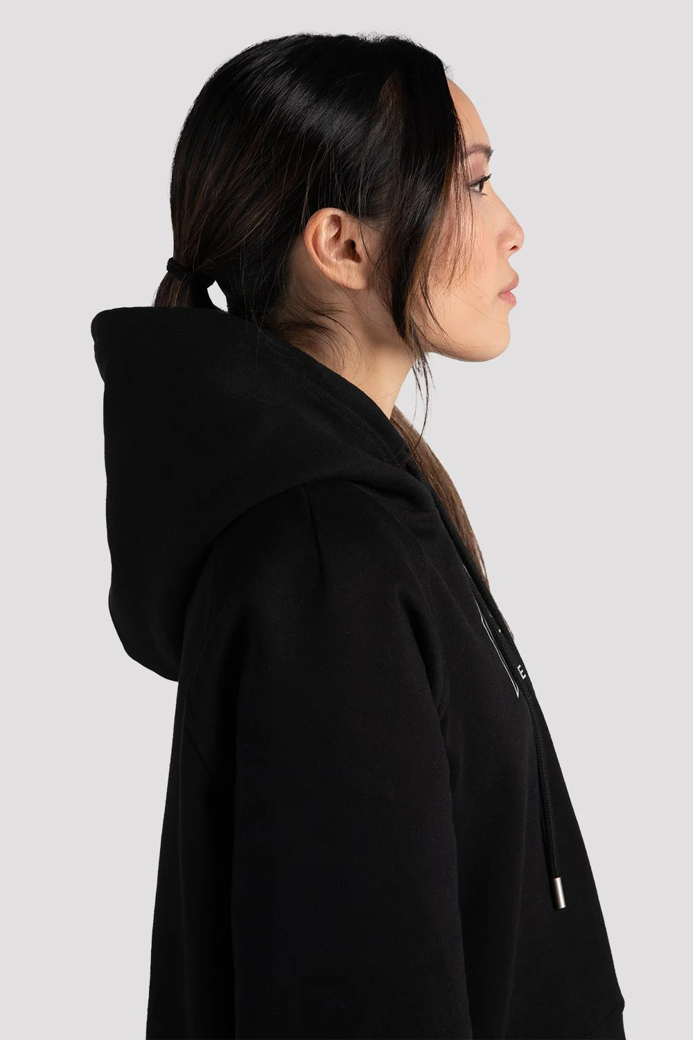Off-Duty Terry Crop Hoodie - Image 3