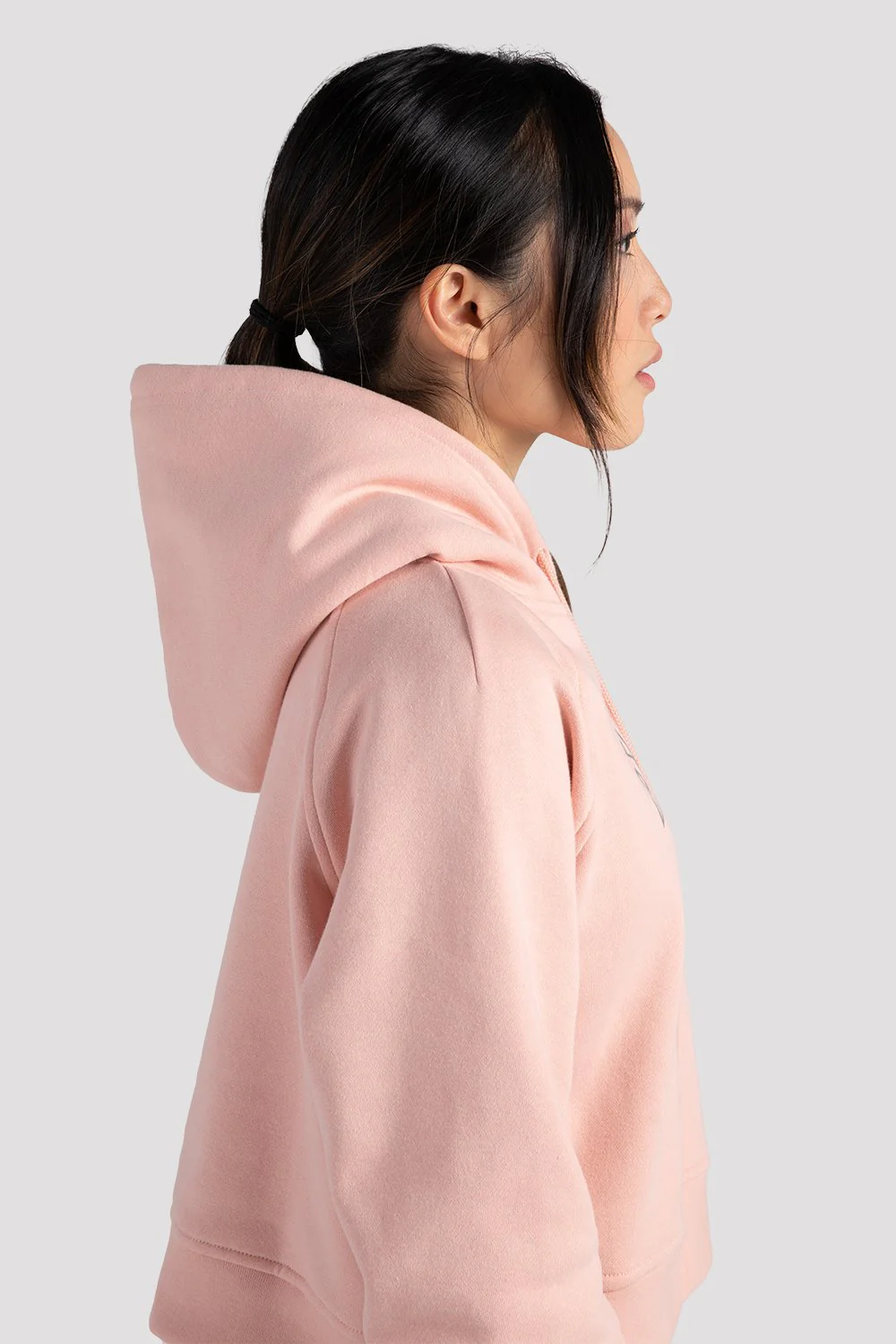 Off-Duty Terry Crop Hoodie - Image 3