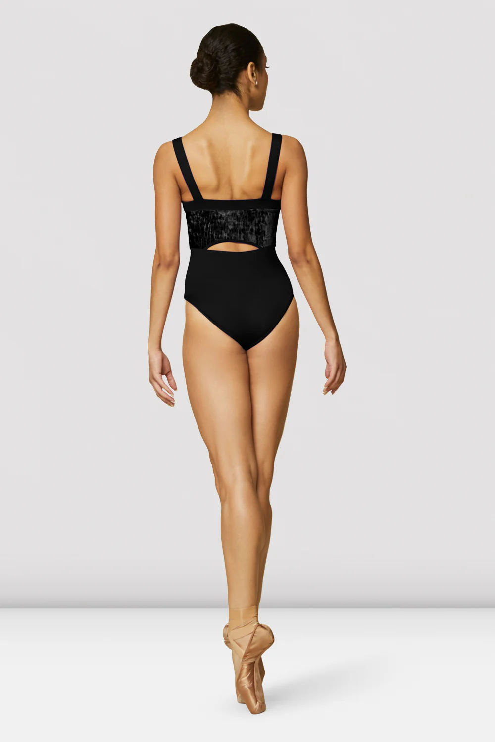 Tween Akira Velvet Wide Strap Leotard - Image 2