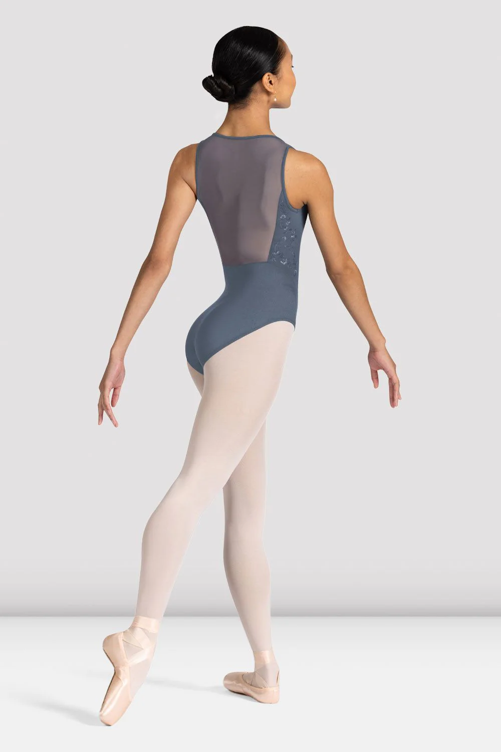Tween Azalea Floral Mesh Back Leotard - Image 2